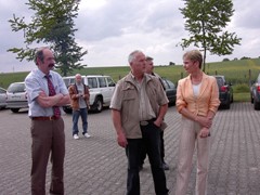 Staatssekretärin Frau Friedlinde Gurr-Hirsch
zu Besuch in der Zuchtanlage des Kleintierzuchtvereins Obergimpern